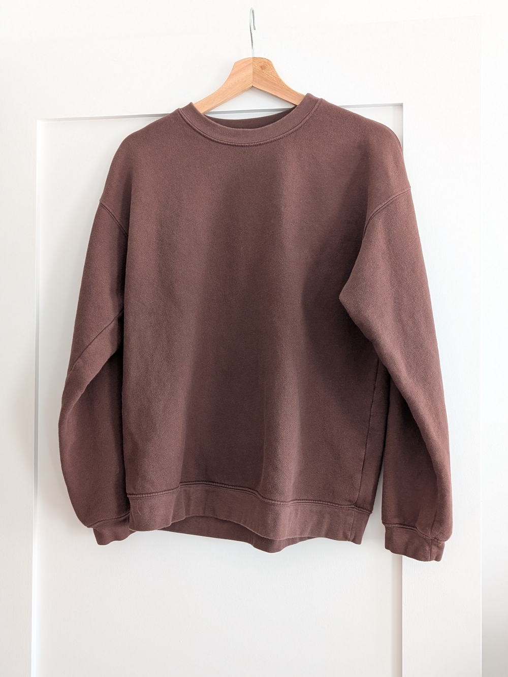 Parachute Crewneck Sweater in Raisin